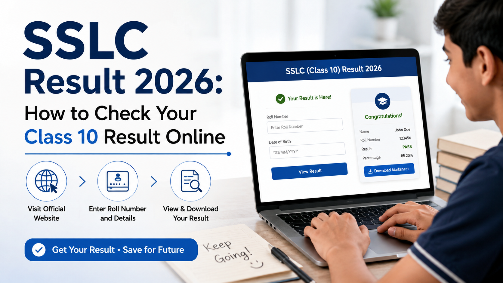 SSLC Result 2026: How to Check Your Class 10 Result Online